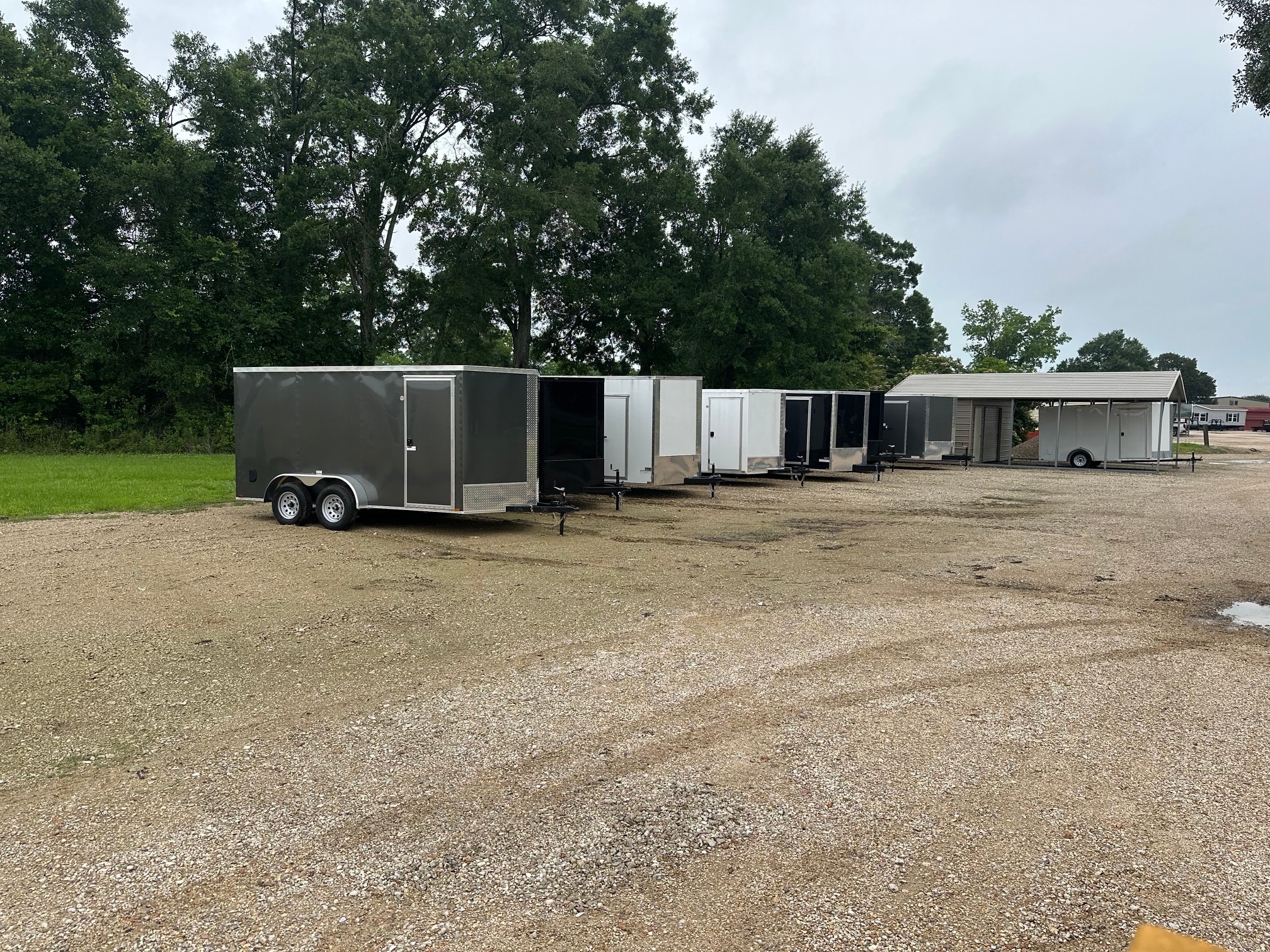 Tandem axle enclosed cargo trailers Anvil Delta Trailer Sales