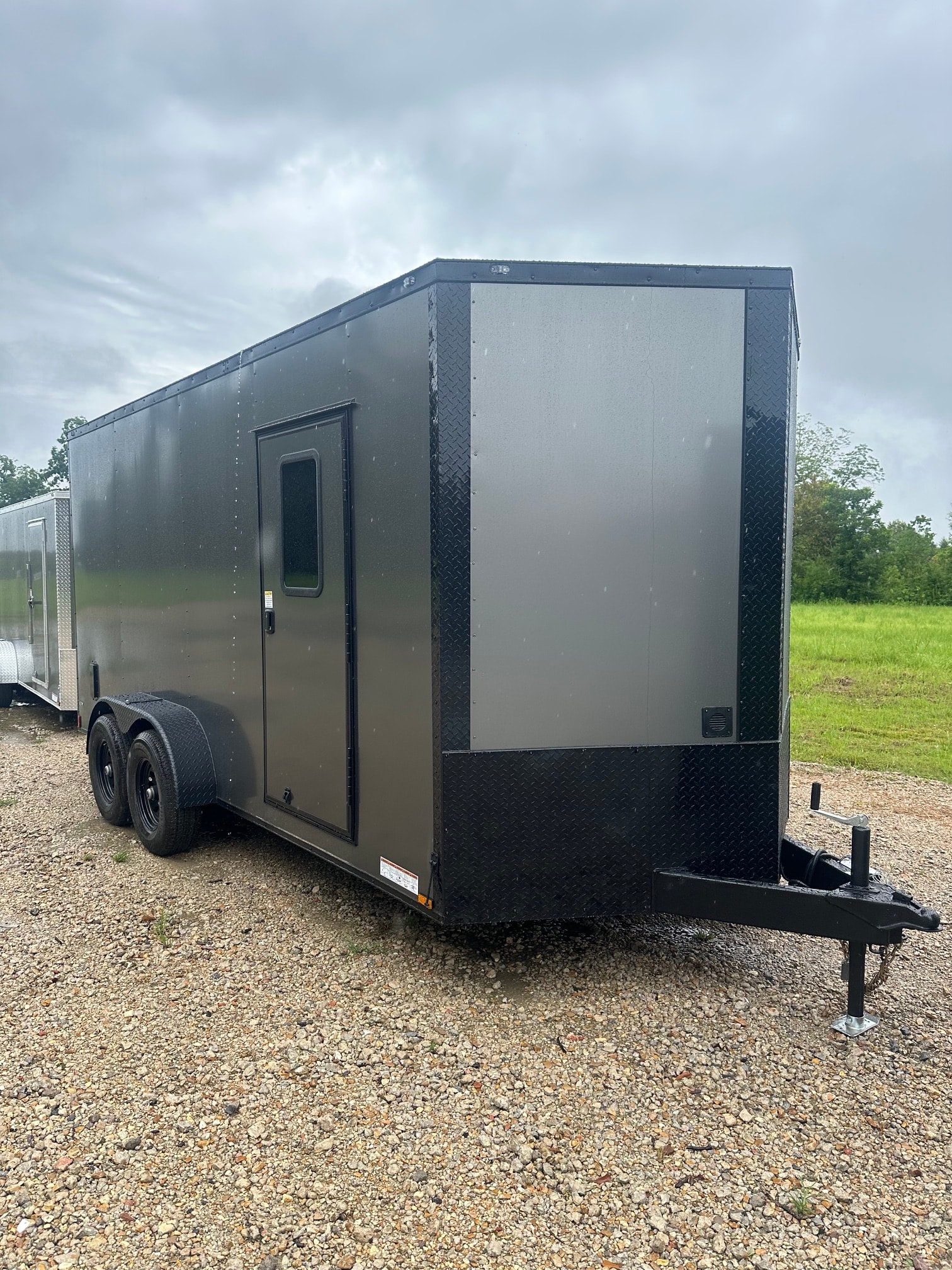 Anvil blackout tandem axle cargo trailer at Delta Trailer Sales Carencro LA