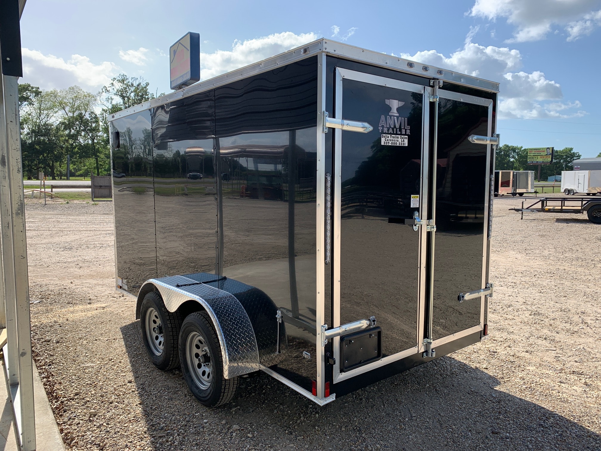 Anvil cargo trailer rear doors Lafayette Louisiana