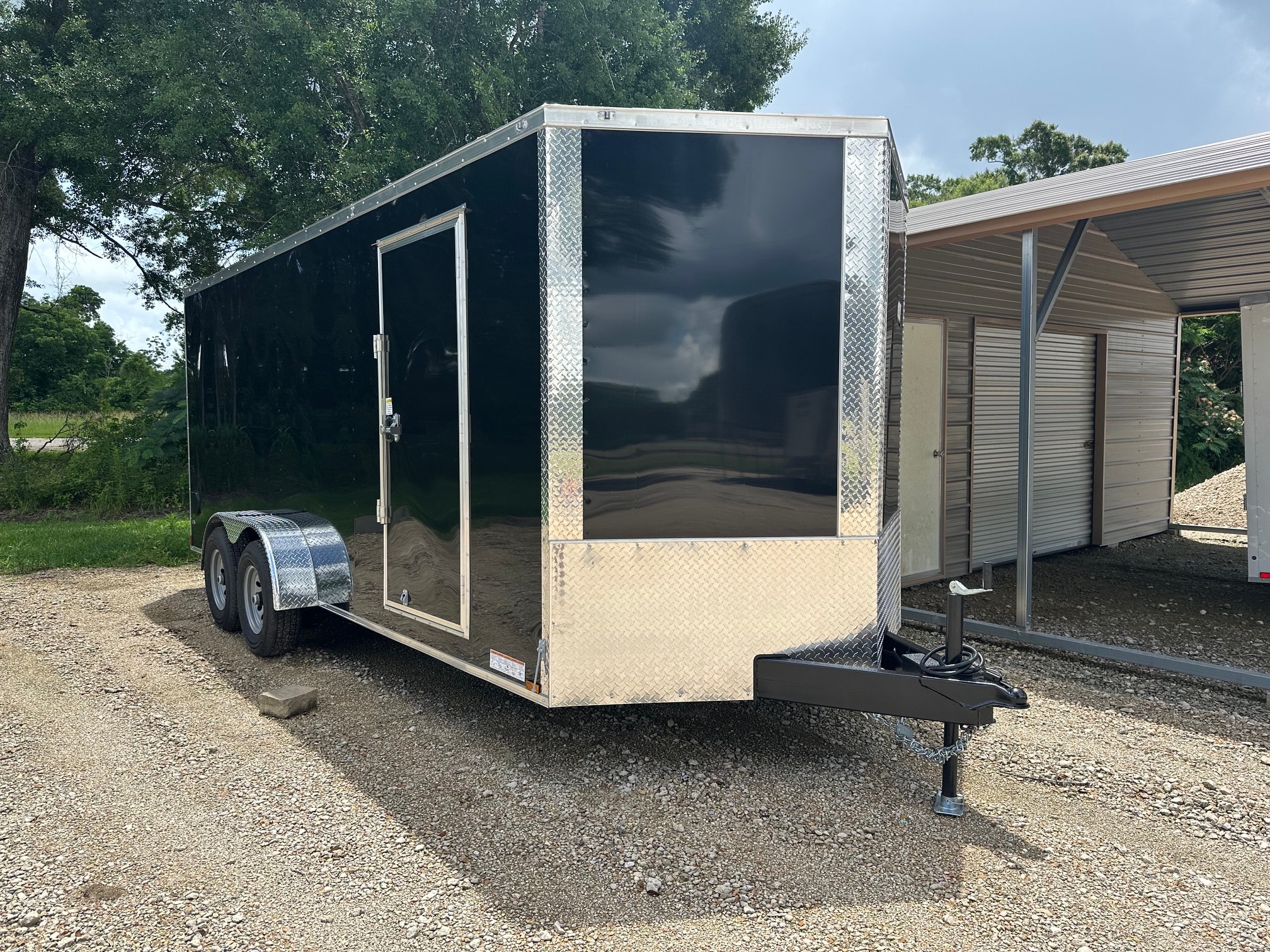 Anvil double axle enclosed cargo trailer