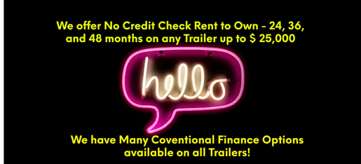 Arising EKO cargo trailer rent-to-own no credit check Delta Trailer Sales Carencro