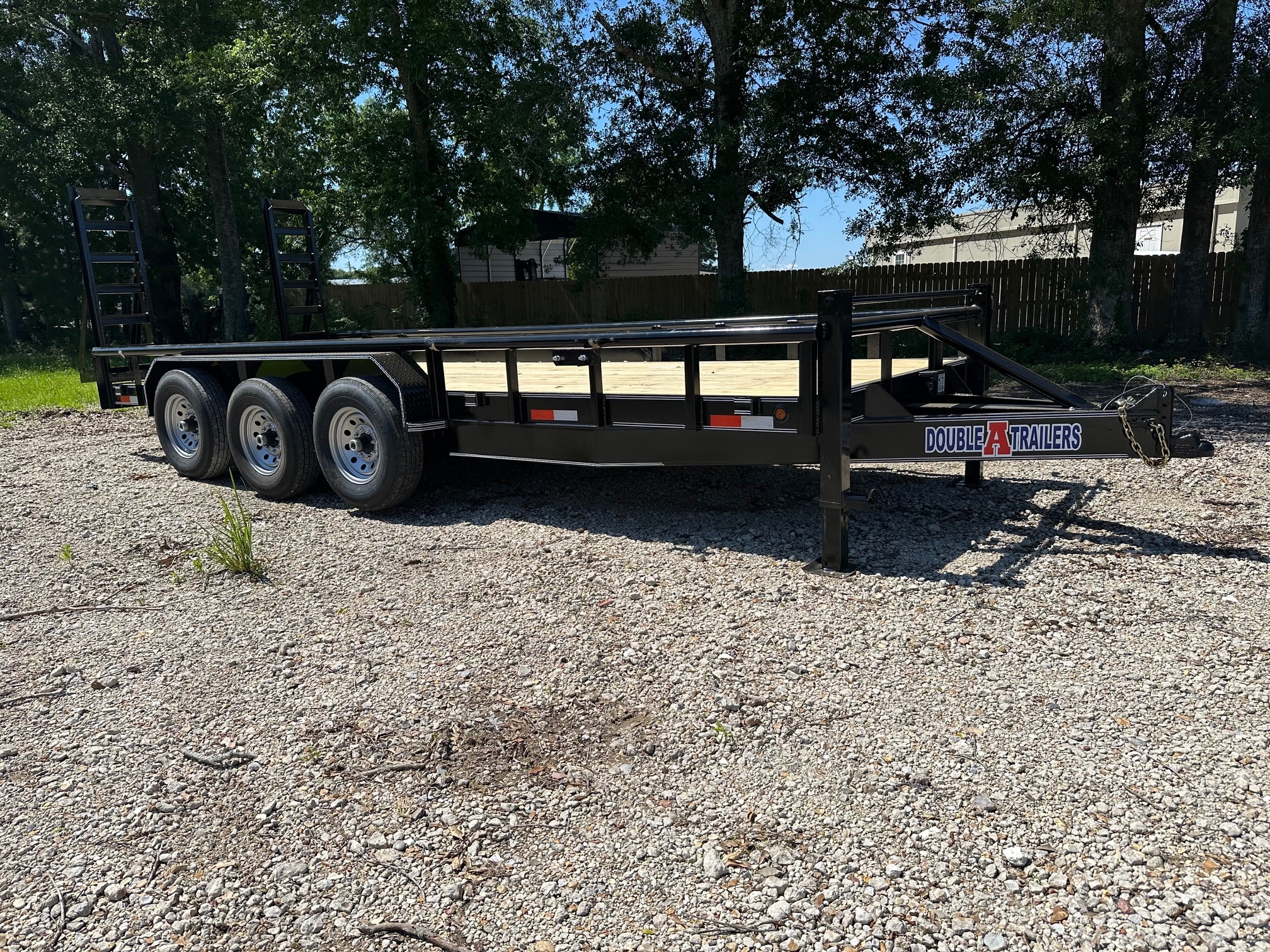 Double A triple axle HD utility trailer at Delta Trailer Sales Carencro LA