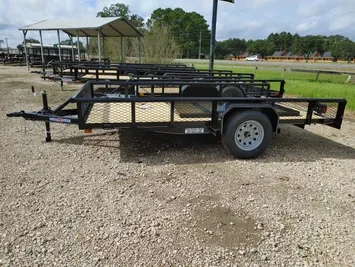 6x10 and 12 Utility Trailer with Expanded Metal Sides