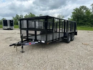 16ft Tandem Axle Landscape Trailer 5200lb Axles